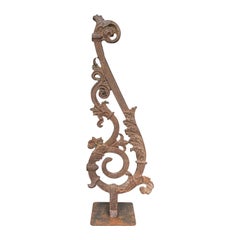 19th Century Iron Architectural Bracket on Custom Base