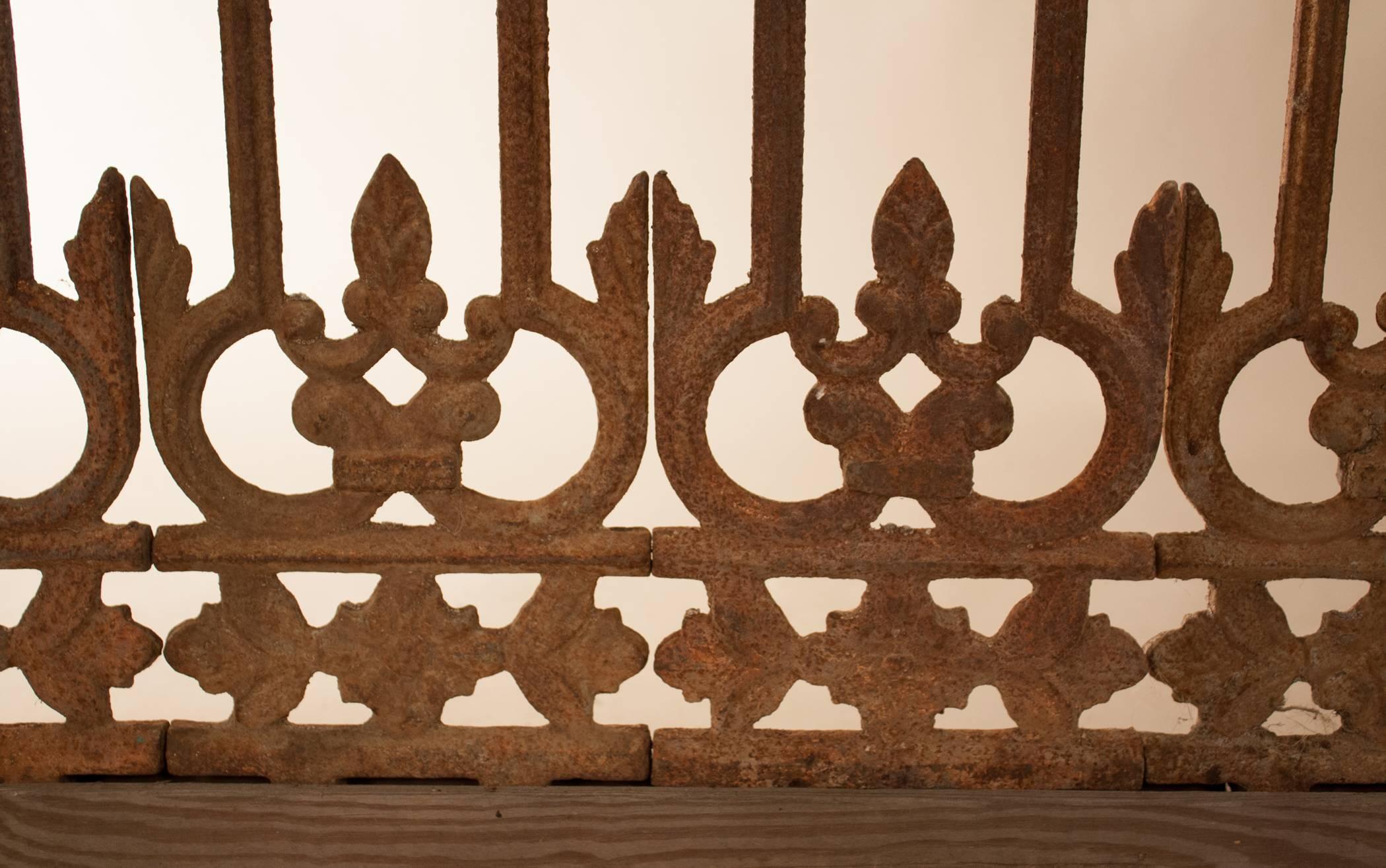 19th Century Iron Balusters In Fair Condition In Heath, MA