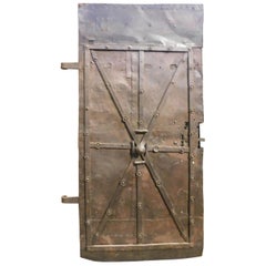 19th Century Iron Door from Prison or Tower