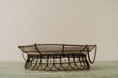 19th Century Iron Fruit Basket
