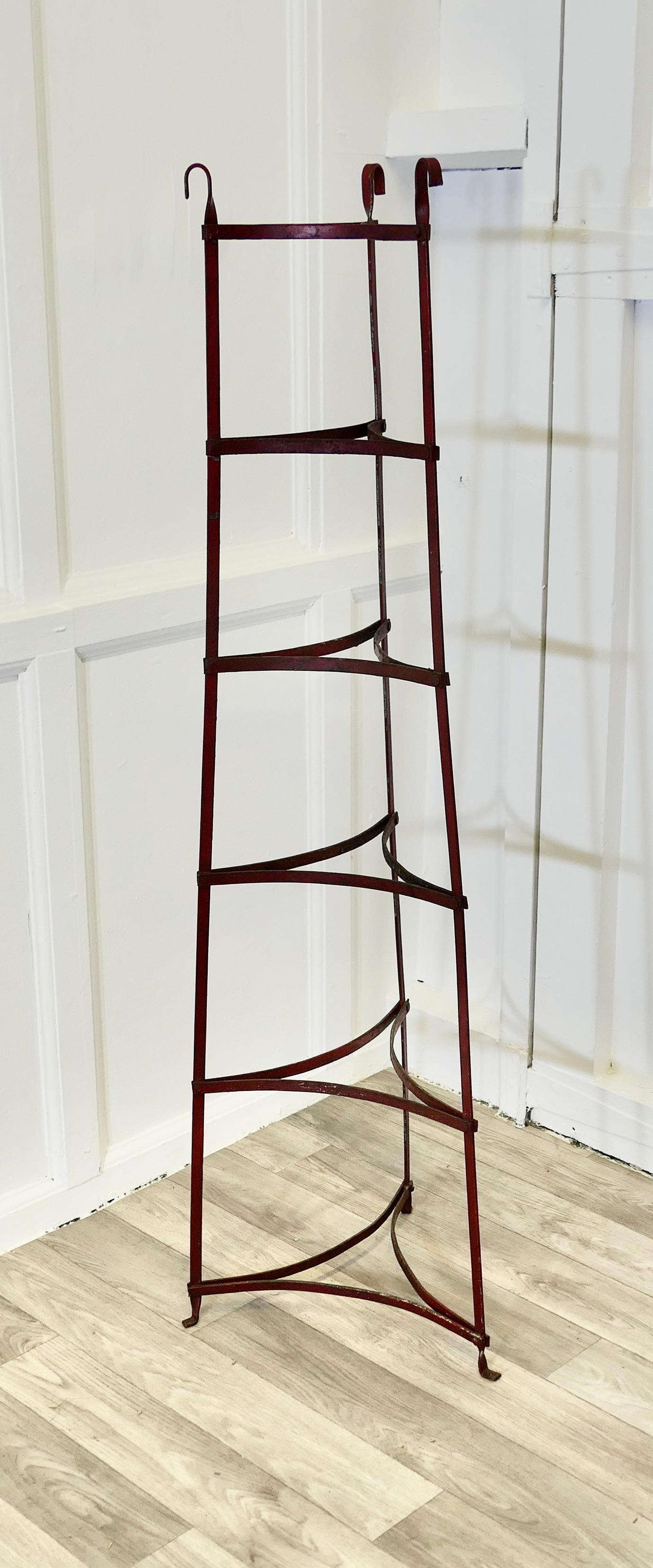 19th Century Iron Pot Stand, Farmhouse Kitchen 3