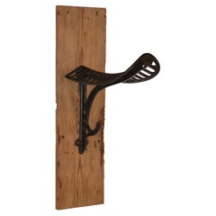 19th Century Iron Saddle Stand by J W Fiske NY