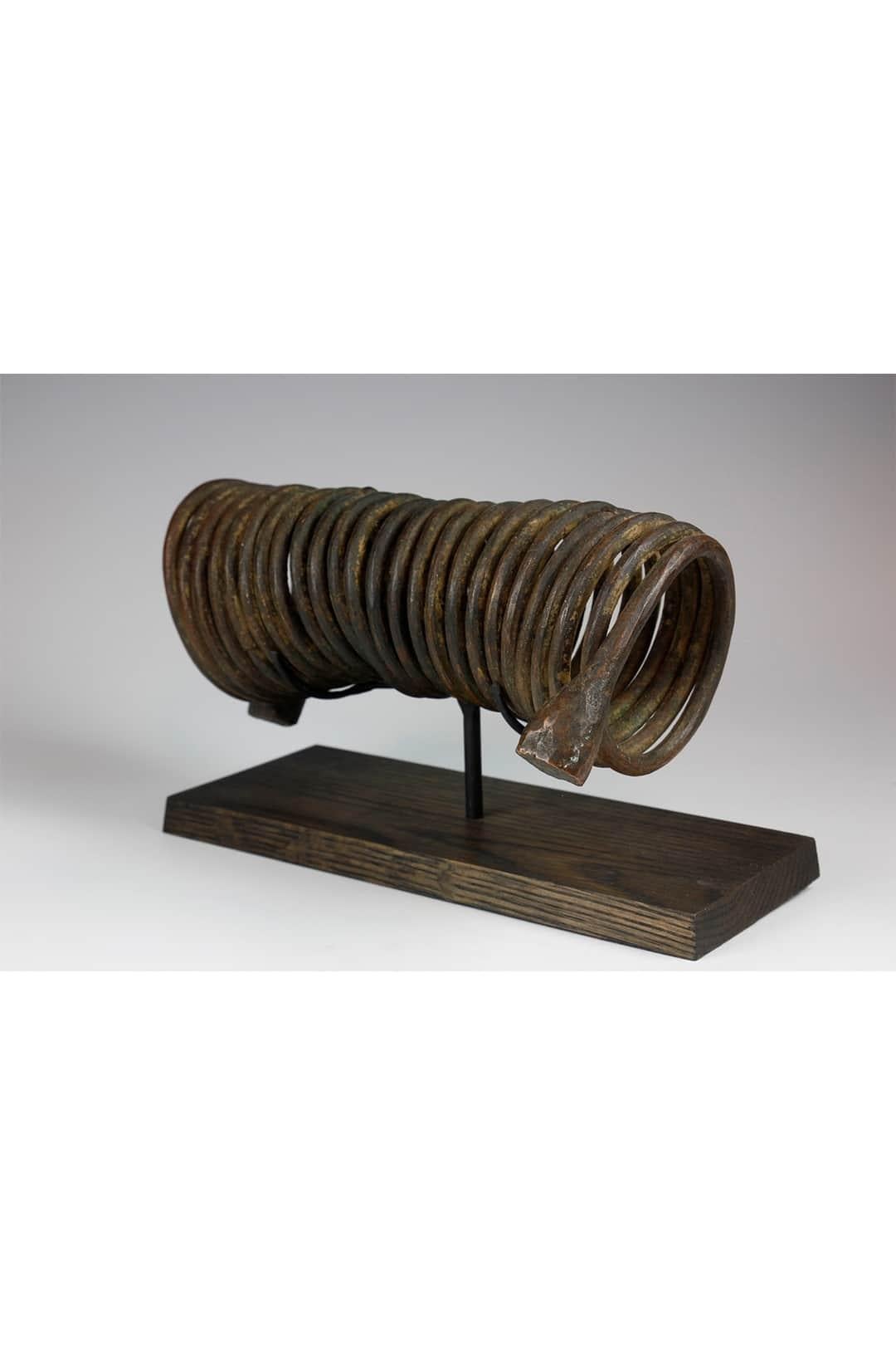 Tribal 19th Century Igbo Iron Spiral Currency (Manilla), Nigeria For Sale