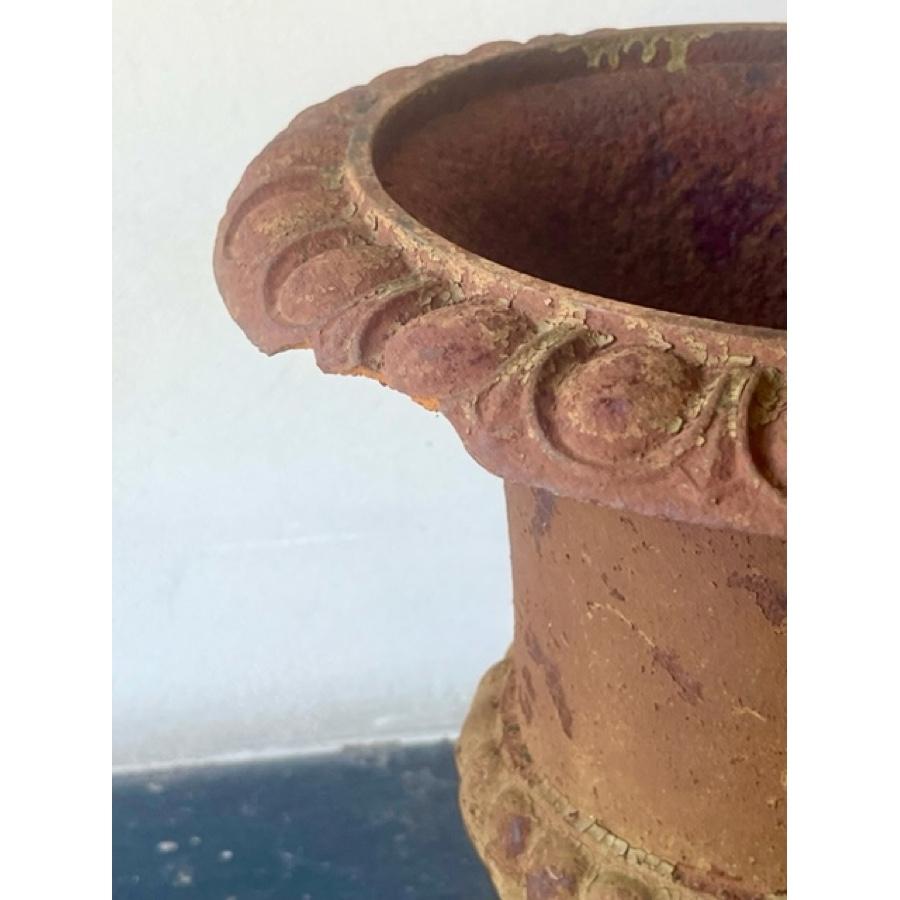 Cast 19th Century Iron Urn For Sale