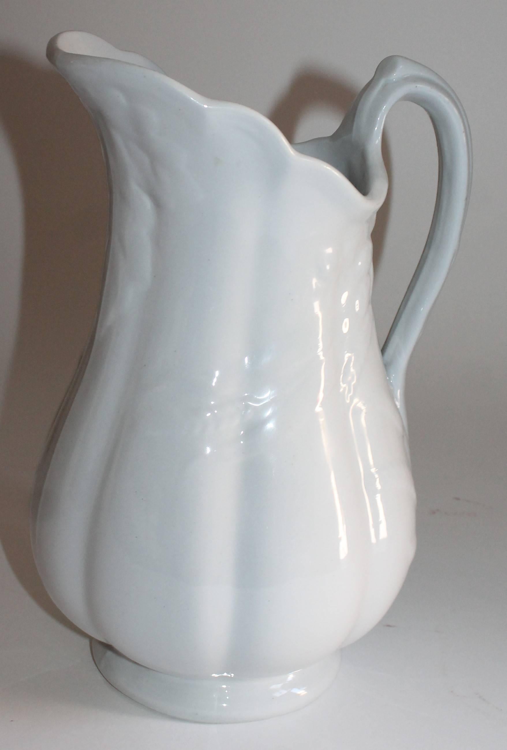 Other 19th Century Ironstone Wheat Water Pitchers