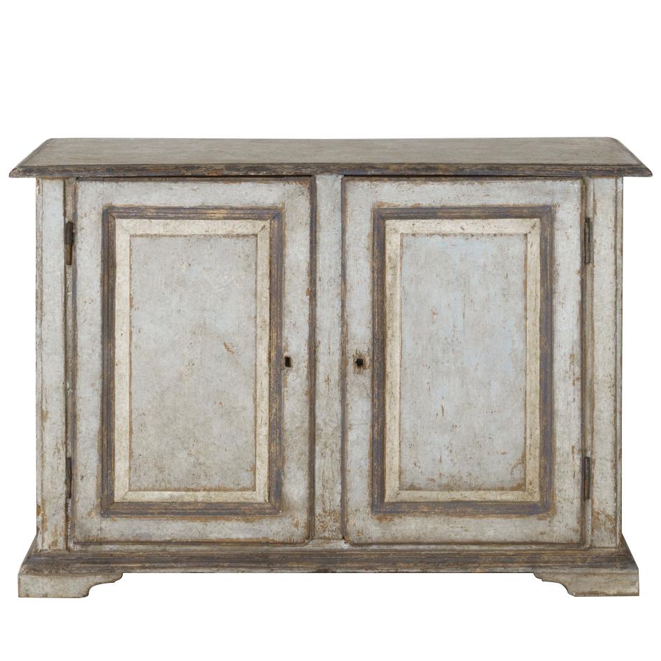 19th Century Italian Abruzzo Two-Door Buffet in Original Paint