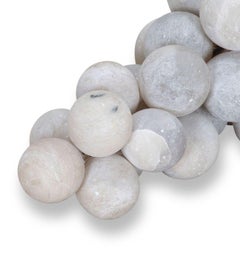 19th Century Italian Alabaster and Marble Grapes