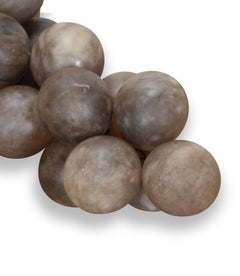 19th Century Italian Alabaster and Marble Grapes