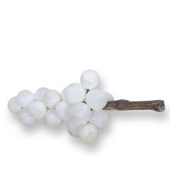 19th Century Italian Alabaster and Marble Grapes