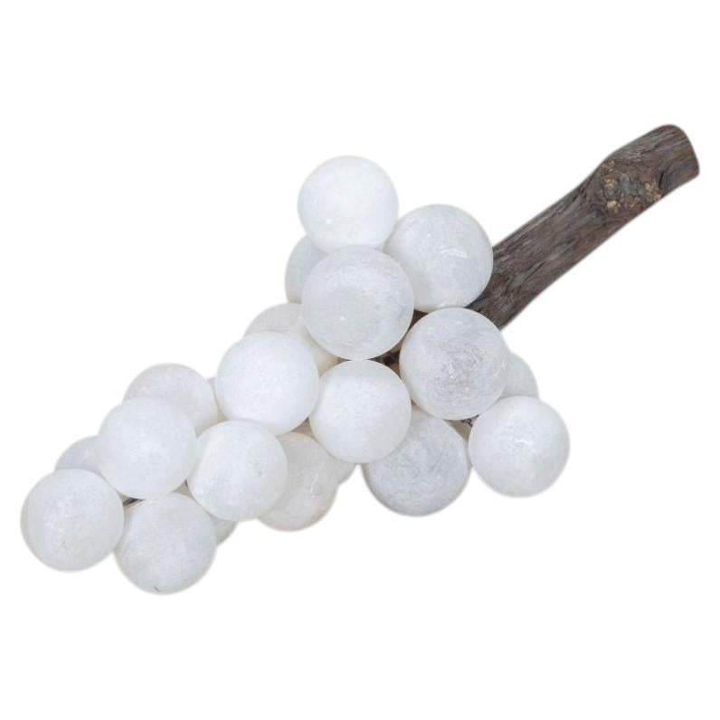 19th Century Italian Alabaster and Marble Grapes For Sale