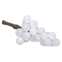 19th Century Italian Alabaster and Marble Grapes