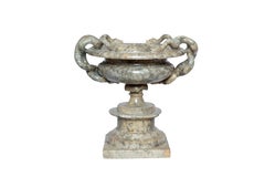 19th Century Italian Alabaster Tazza or Vase