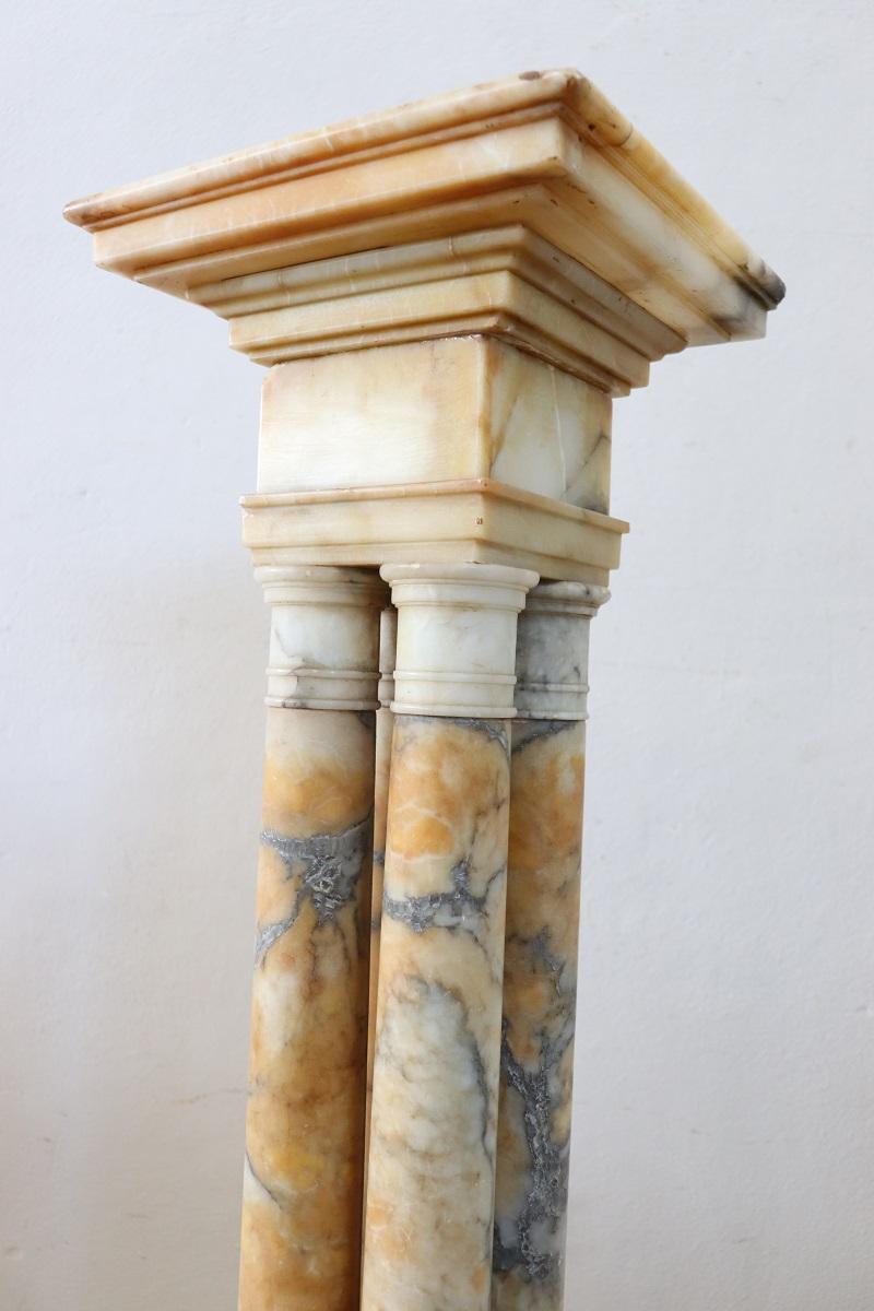 19th Century Italian Antique Column in Marble For Sale 7