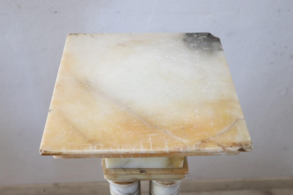 19th Century Italian Antique Column in Marble For Sale 1