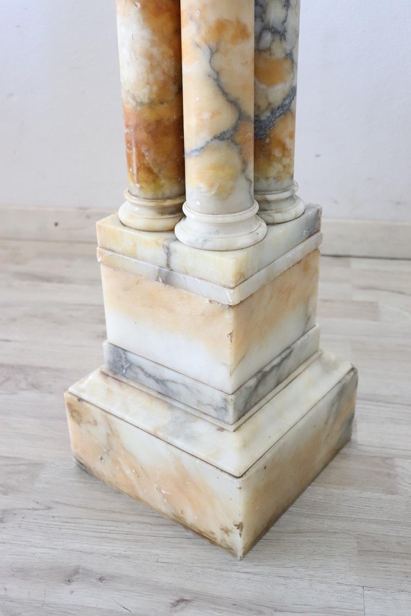 19th Century Italian Antique Column in Marble For Sale 3
