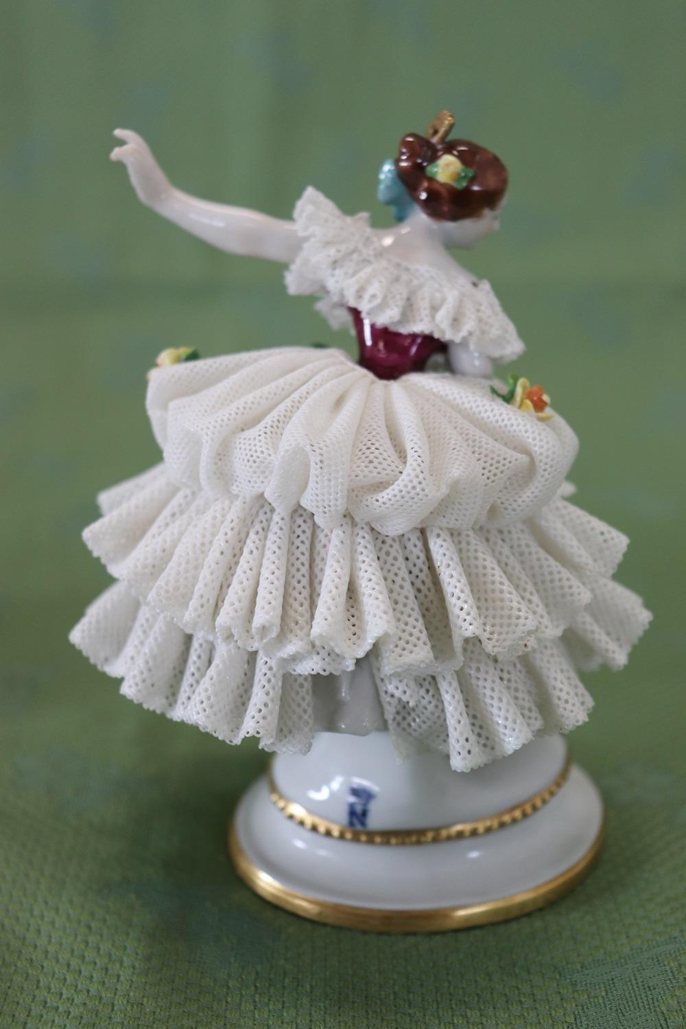 19th Century Italian Antique Porcelain Sculpture by Capodimonte 1