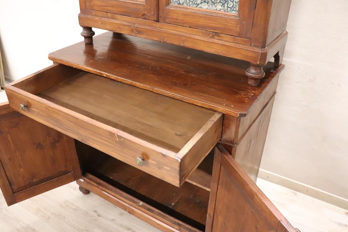 Buffet rustique italien du 19ème siècle en bois de sapin 5