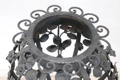 19th Century Italian Art Nouveau Forged Iron Umbrella Holder