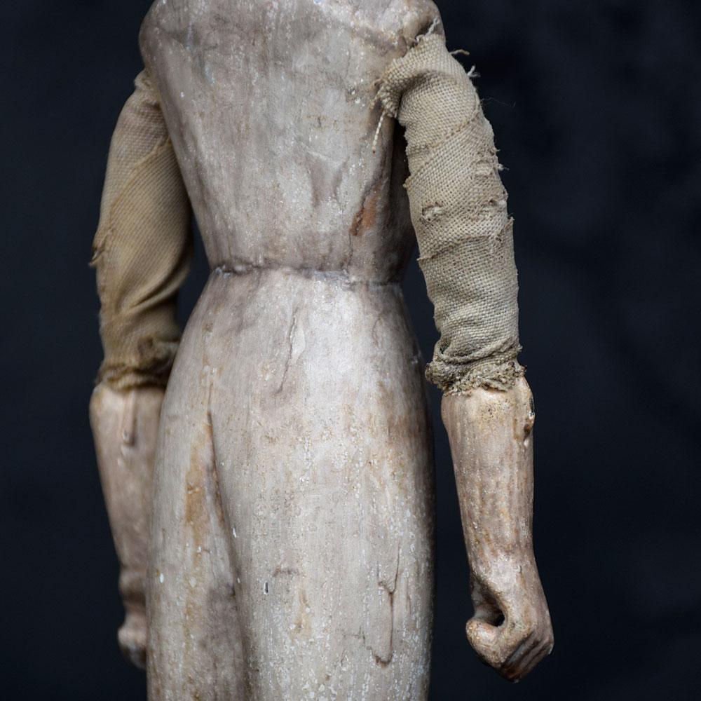 Pin Figure italienne articulée en bois du 19ème siècle en vente