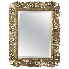 19th Century Italian Baroque Gilded Mirror