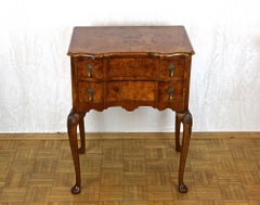 19th Century Italian Baroque Revival Side Table, Poplar/ Nutwood, IT ca. 1880