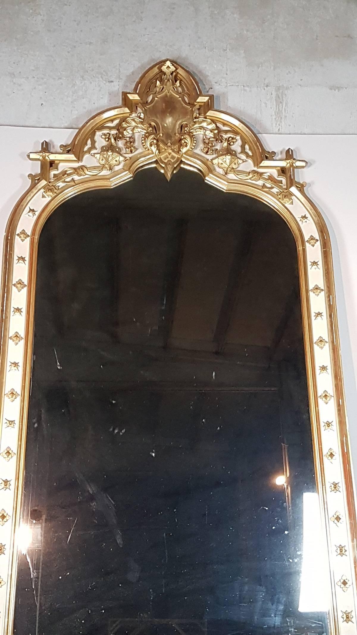baroque floor mirror