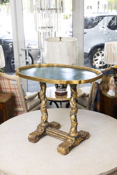 19th Century Italian Baroque-Style Giltwood Low Table