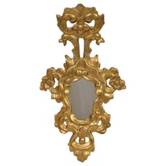 19th Century Italian Baroque Style Giltwood Mirror