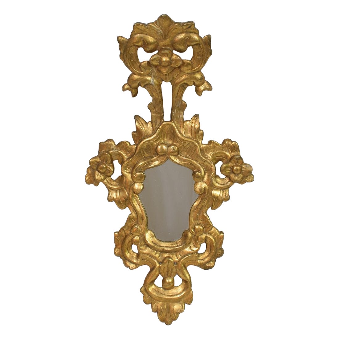 19th Century Italian Baroque Style Giltwood Mirror