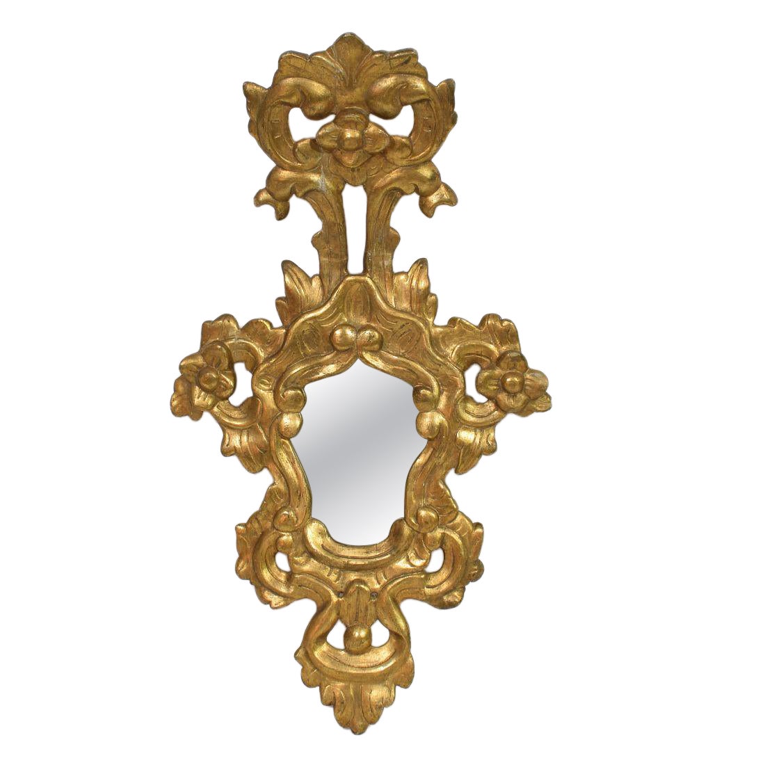 19th Century Italian Baroque Style Giltwood Mirror