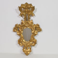 19th Century Italian Baroque Style Giltwood Mirror