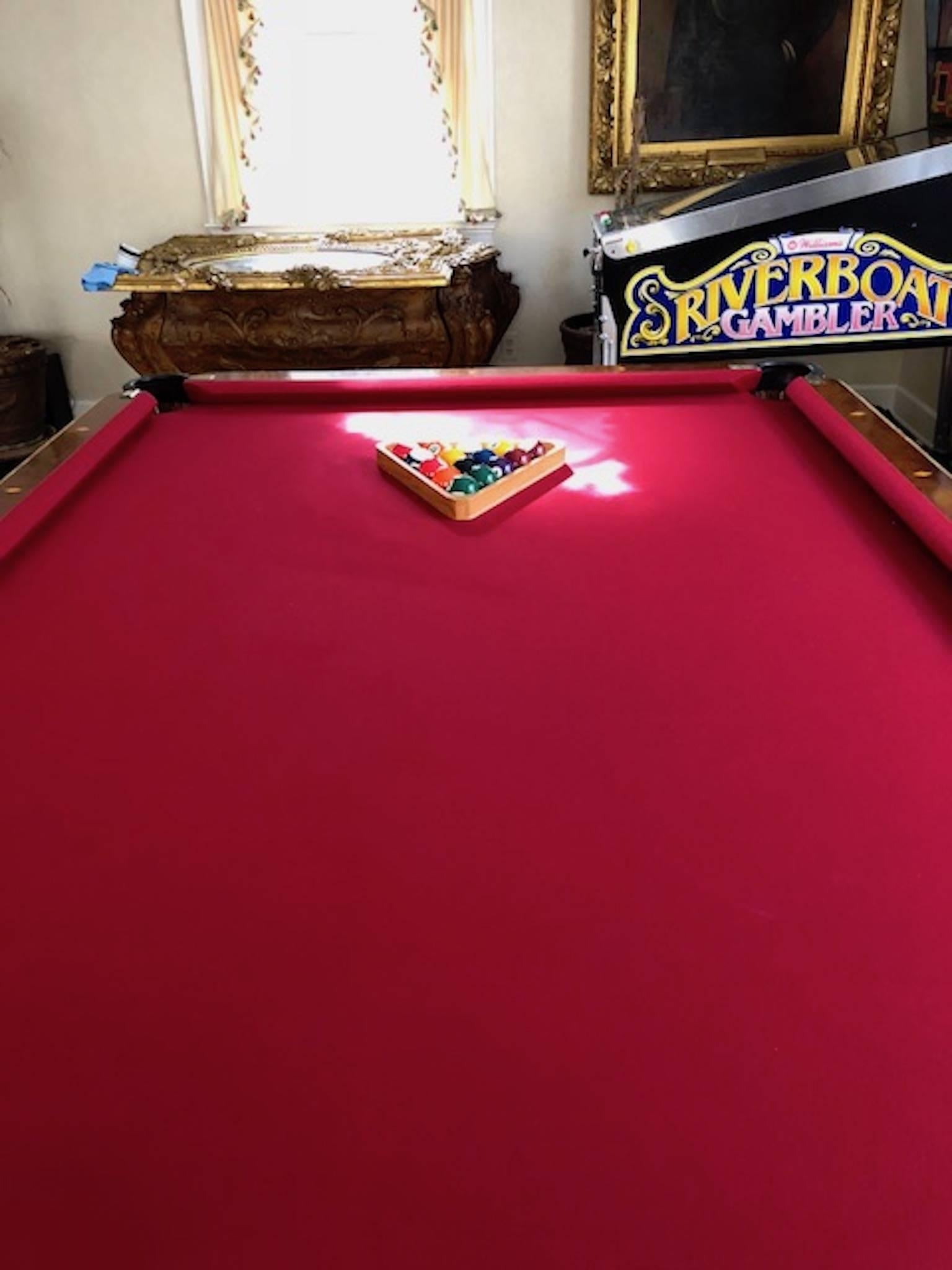 italian billiards table