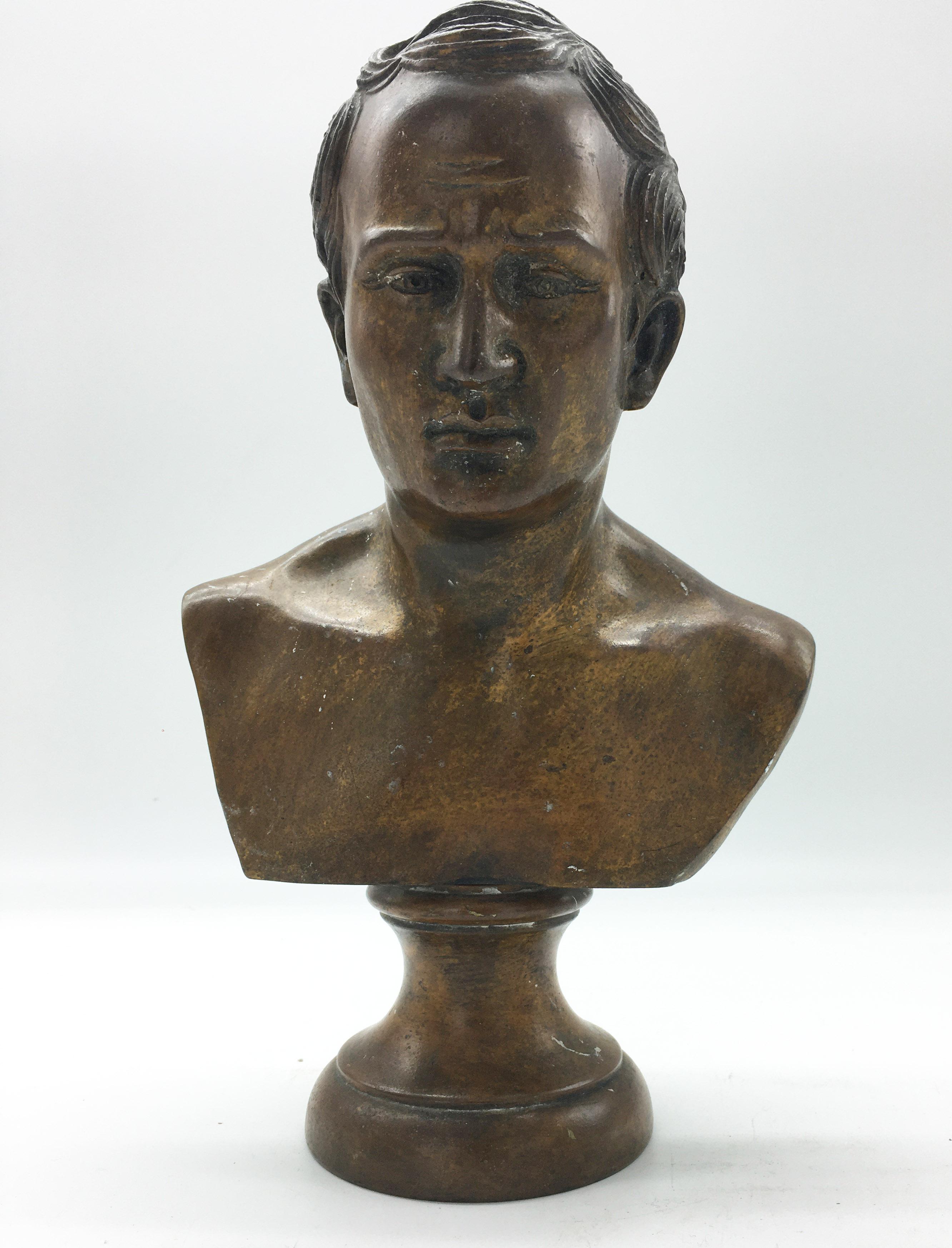 19th Century Italian Bronze Bust of Roman Senator Cicero 1