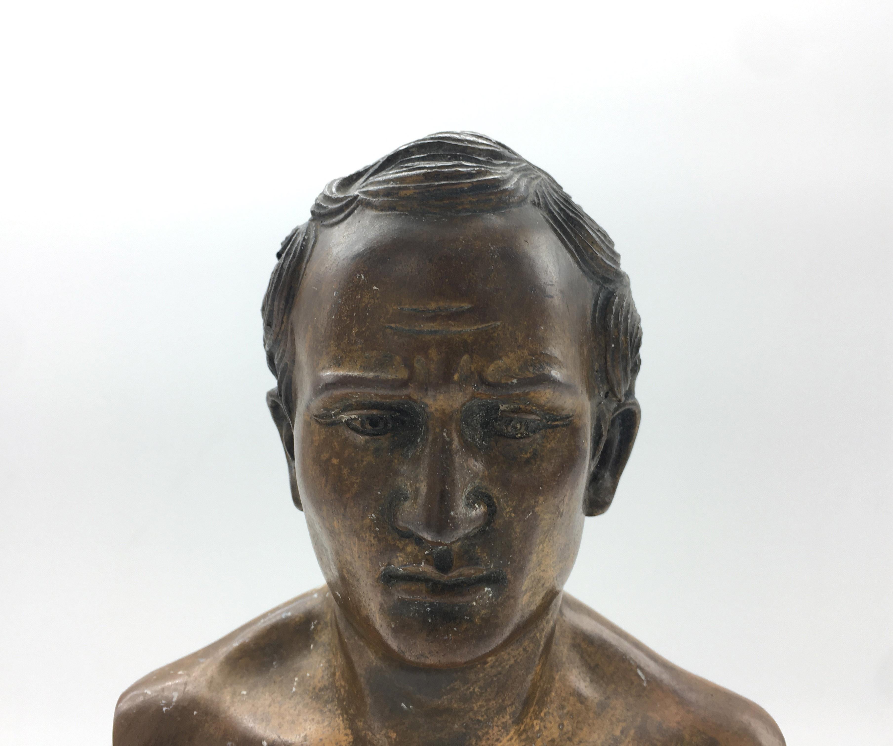 19th Century Italian Bronze Bust of Roman Senator Cicero 2