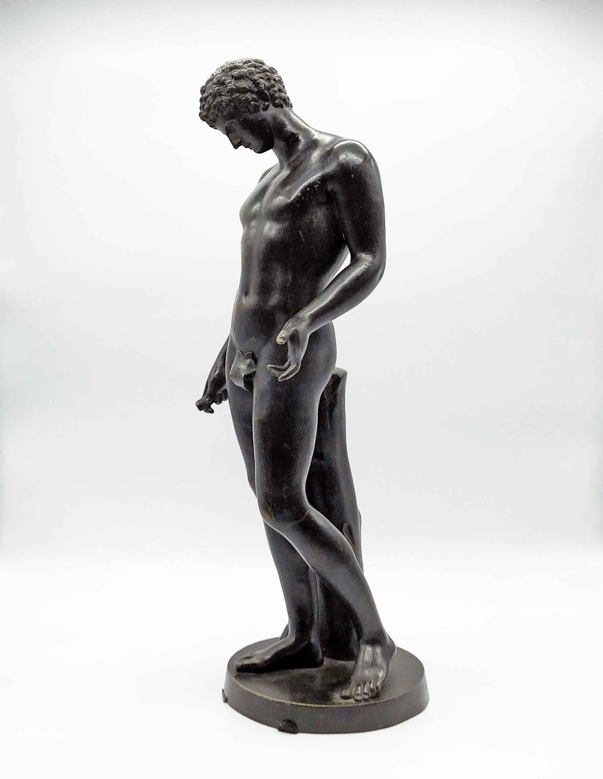 Antinous was a Bithynian Greek youth and a favourite or beloved of the Roman emperor Hadrian. He was deified after his death, being worshiped in both the Greek East and Latin West, sometimes as a god (theos) and sometimes merely as a hero