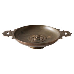 Grand Tour Tazza aus italienischer Bronze des 19. Jahrhunderts mit Medusa