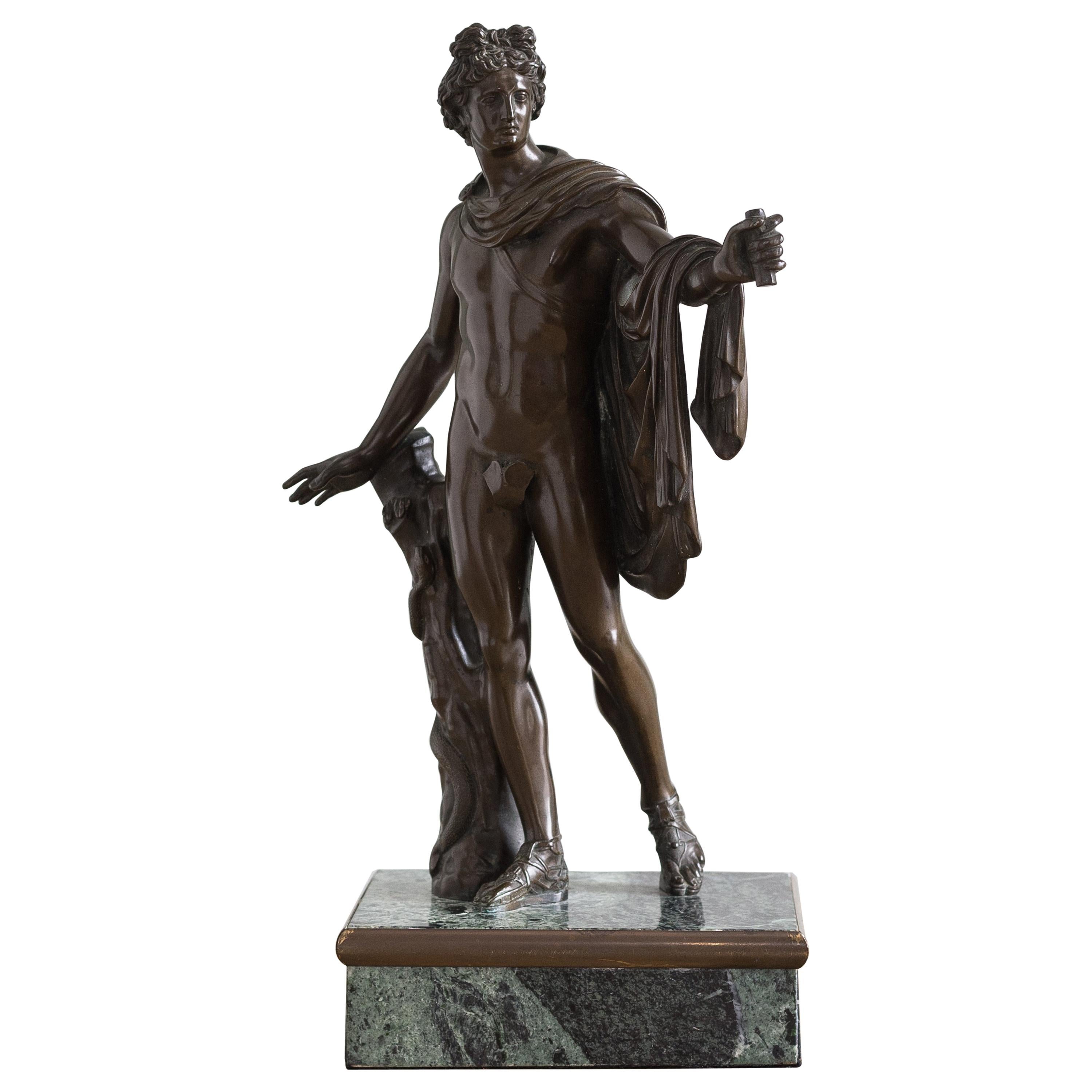 19th Century Italian Bronze of ‘The Apollo Belvedere’