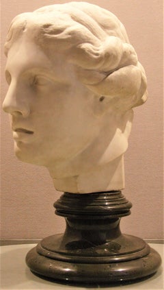 19th Century Italian Bust Carrara Marble