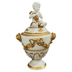19th Century Italian Capodimonte Porcelain Vase