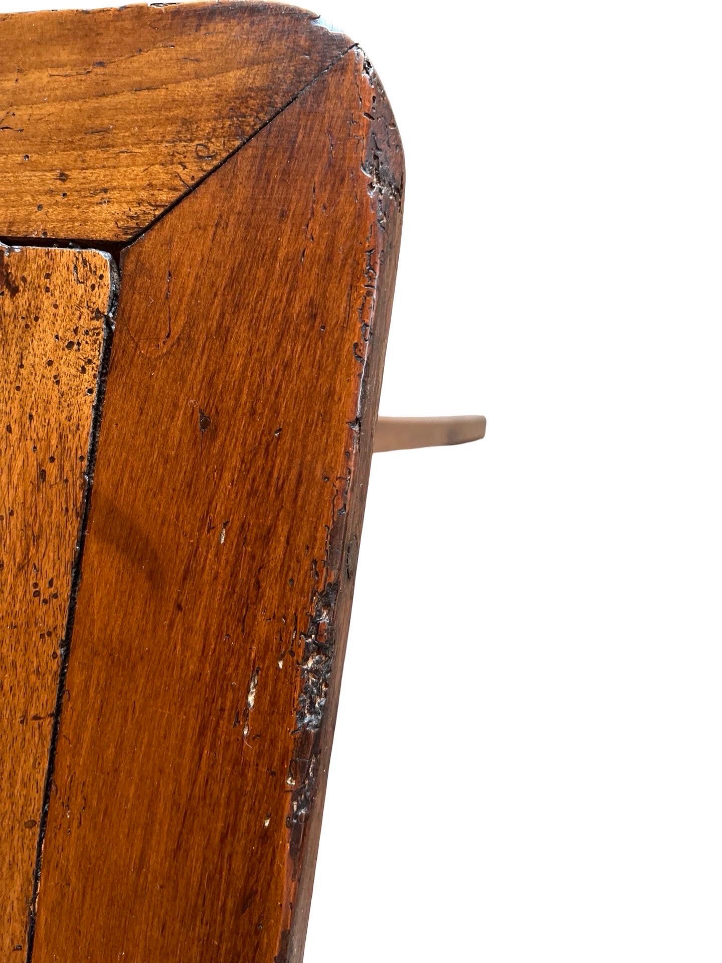 19th Century Italian Capretta / Trestle Side Table For Sale 4