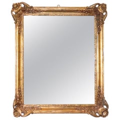 19th Century Italian Carved and Gilded Wood Wall Mirror