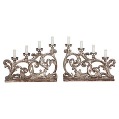 19th Century Italian Carved Candelabra