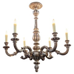 Antique 19th Century Italian Carved Chandelier