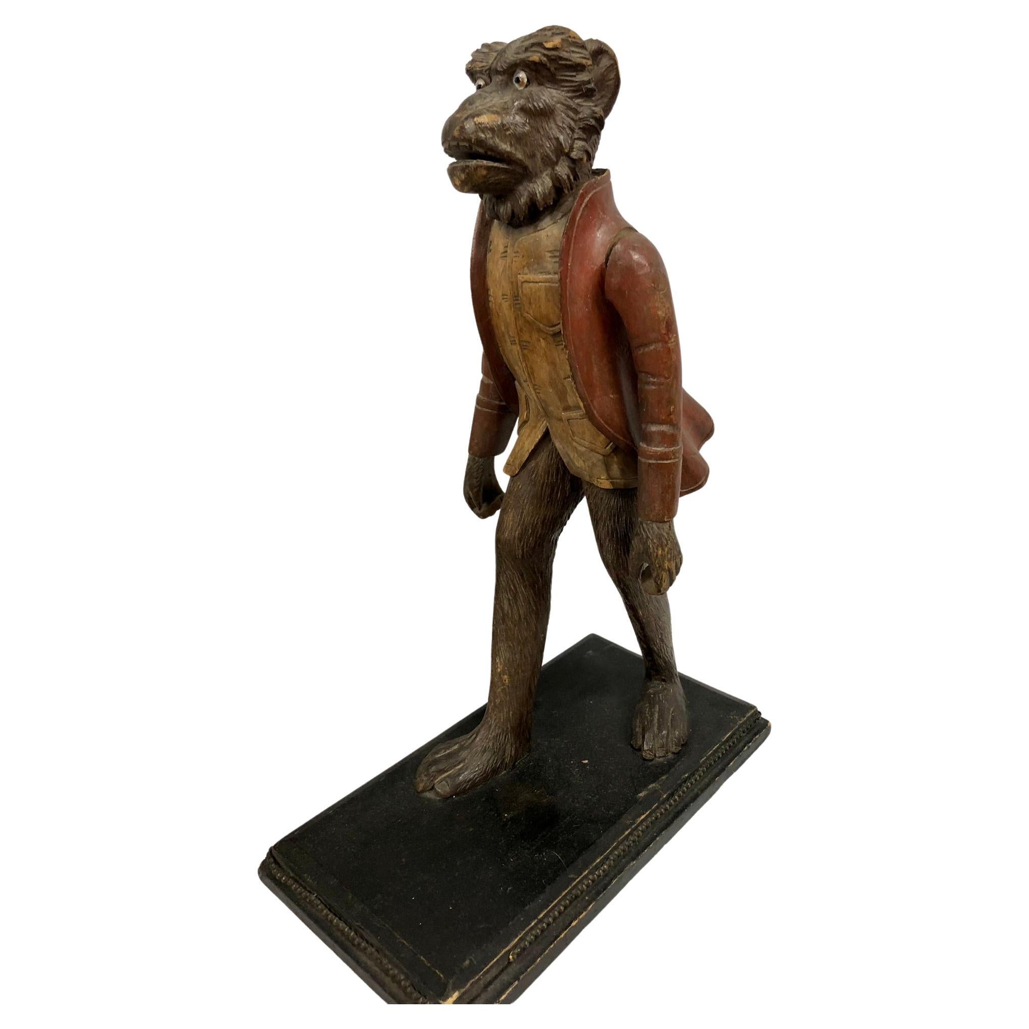 monkey butler statue history