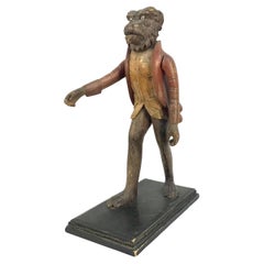 19th Century Italian Carved Monkey Butler