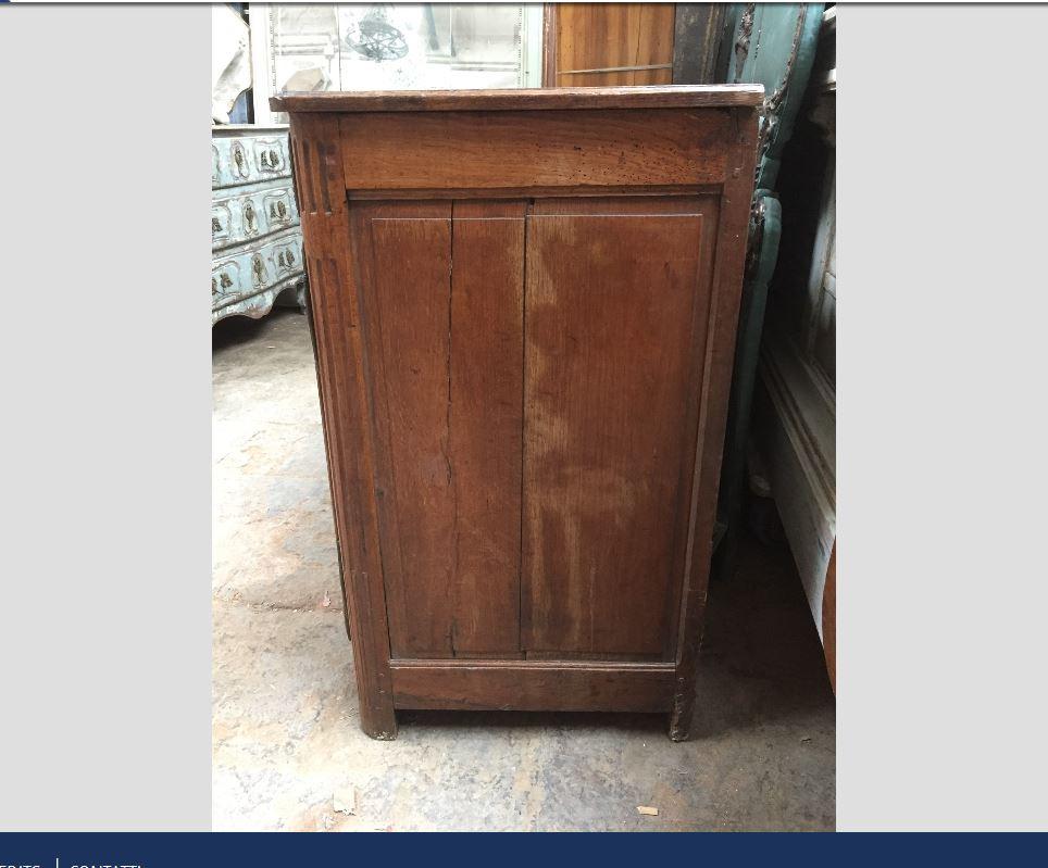 Late 19th Century 19th Century Italian Carved Oak Wood Cupboard with Drawers and Shutters, 1890s For Sale