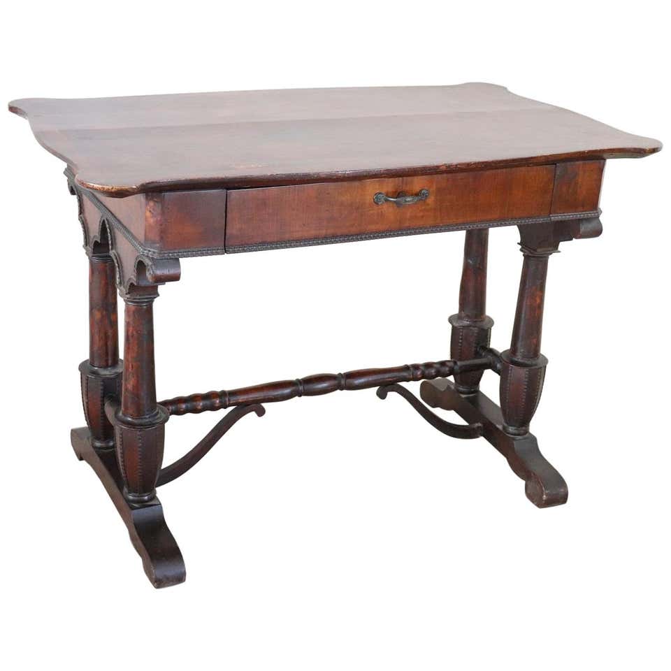 Walnut Slant Top Desk, 19th Century For Sale at 1stDibs | antique slant ...