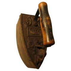 19th Century Italian Cast Iron Coal Powered Iron