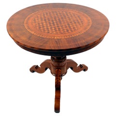 19th Century Italian Center Table with Marquetry