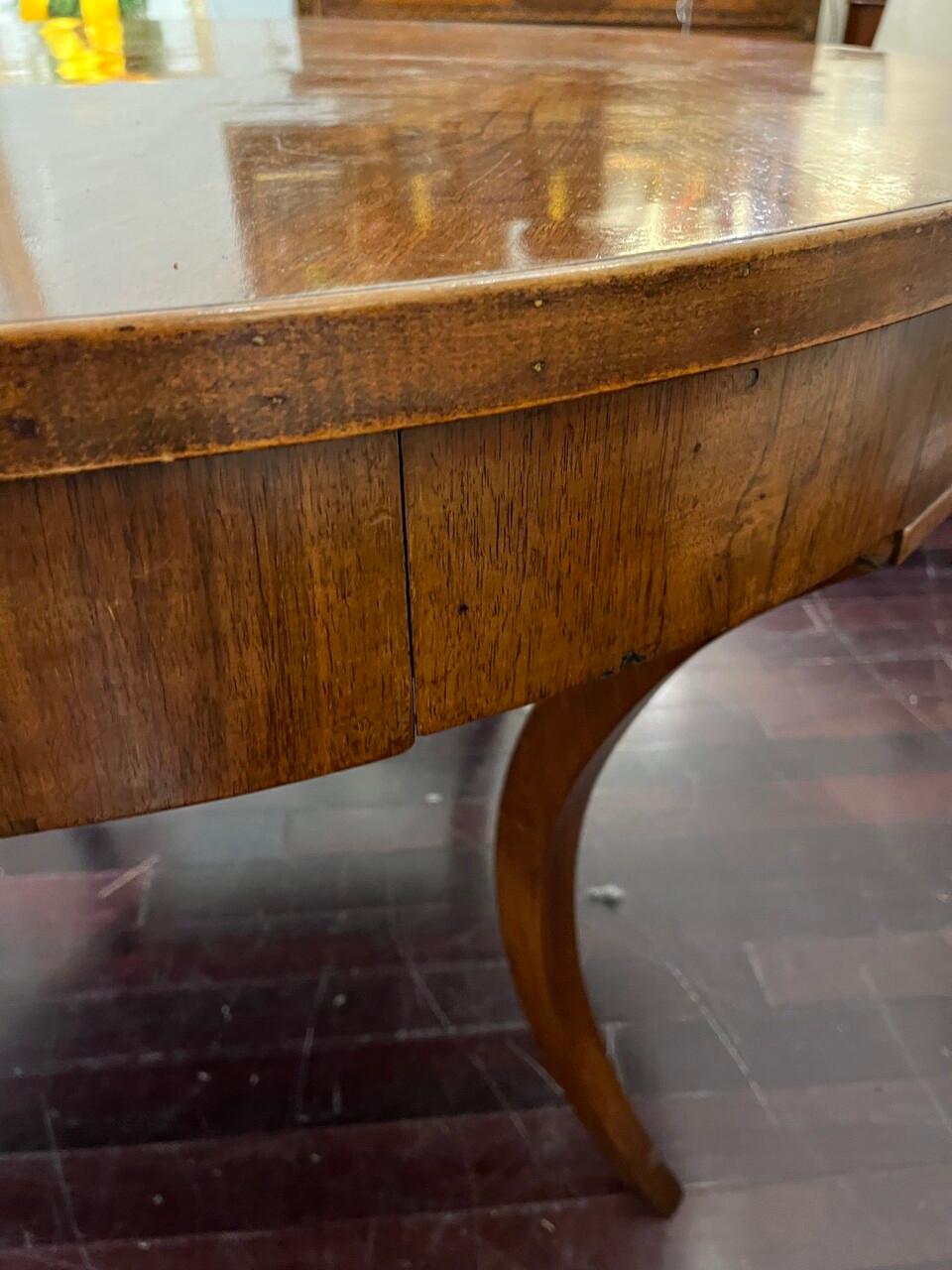 Wood 19th Century Italian Centre Table For Sale